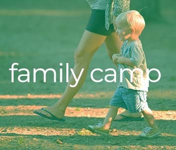 button labeled 'family camp' for navigating to family camp page