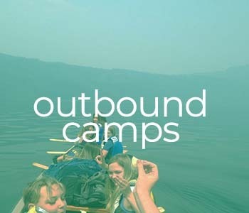 button labeled 'outbound camp' for navigating to outbound camp page