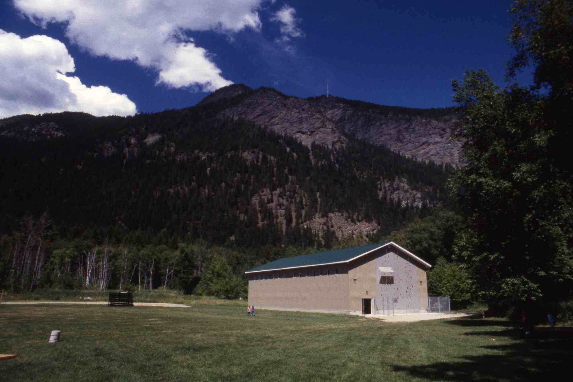 Gym Building with Bastion in the background