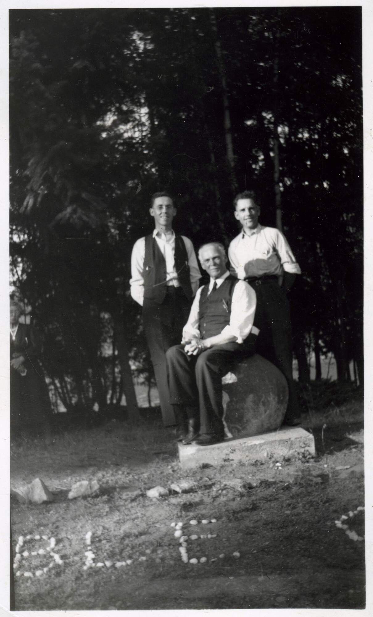 Rev. John Bennett Pastor Milligan and Pastor Dawe 1942