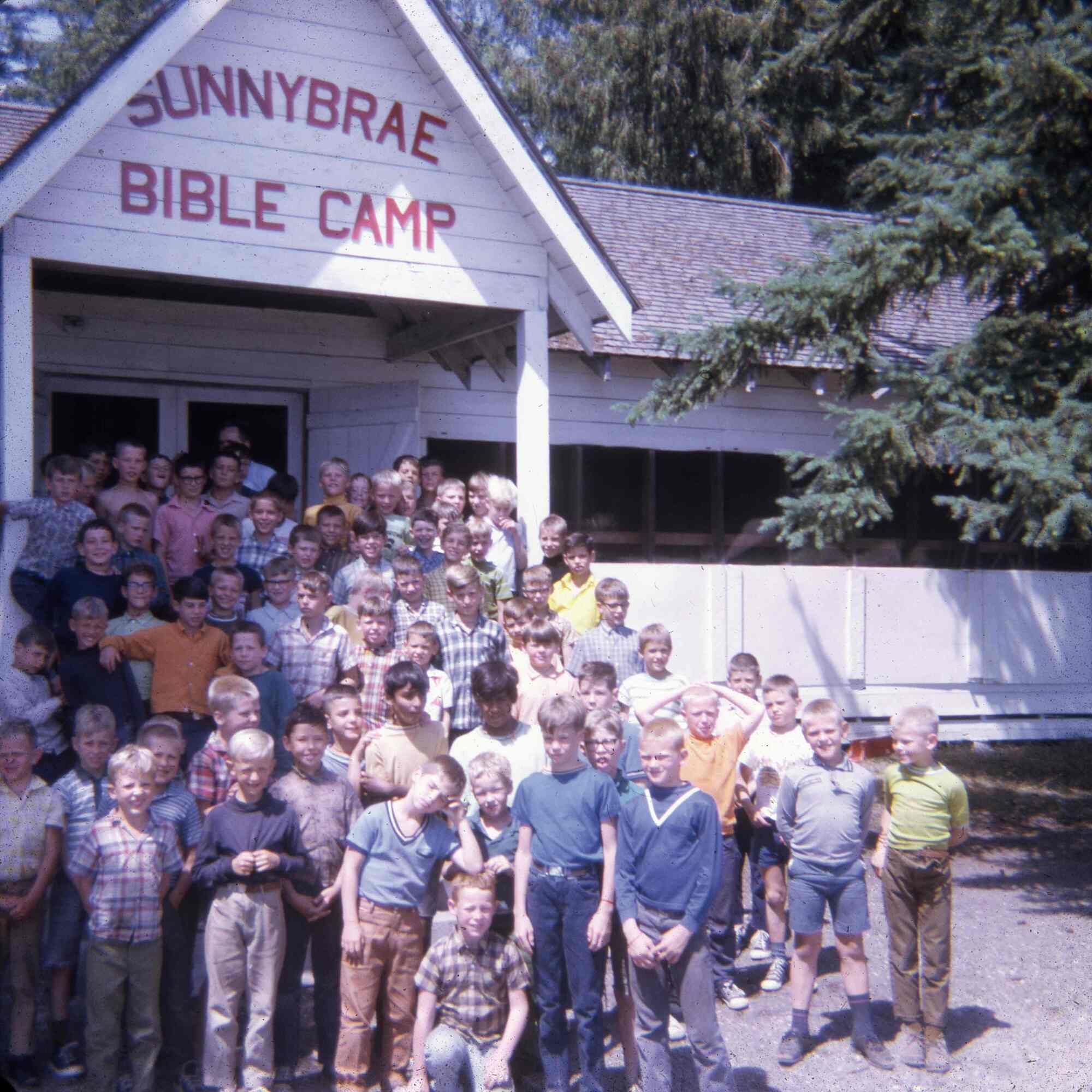 A boys camp in the 1970s