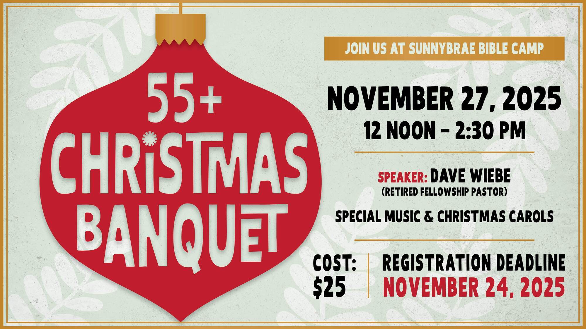 55 Christmas Banquet 2025